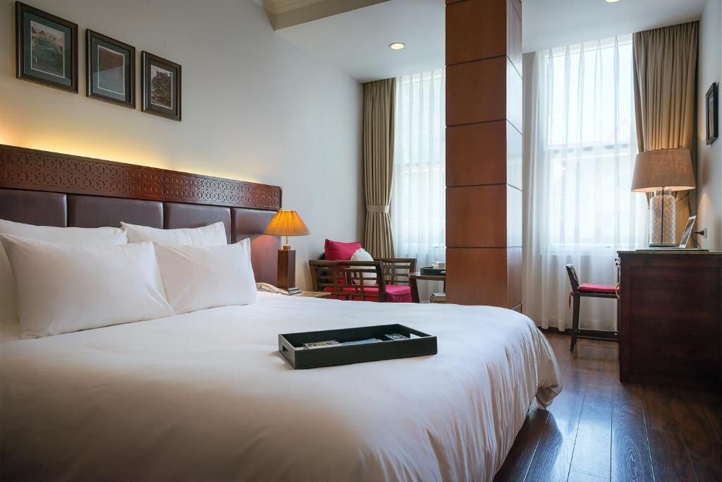 Двухместный номер Deluxe с видом на город Hanoi E Central Luxury Hotel & Restaurant