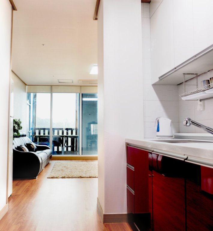 Supérieure appartement avec balcon et Vue sur l'océan Seom story Pension