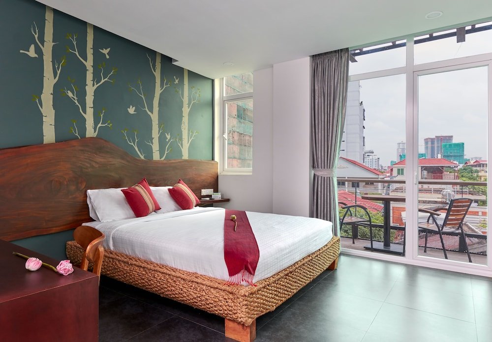 Deluxe Doppel Zimmer mit Balkon Monsoon Bassac Hotel