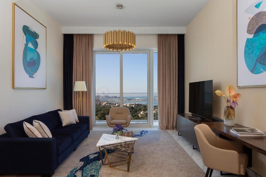 Апартаменты Sea view Superior c 1 комнатой Avani Plus Palm View Dubai Hotel & Suites