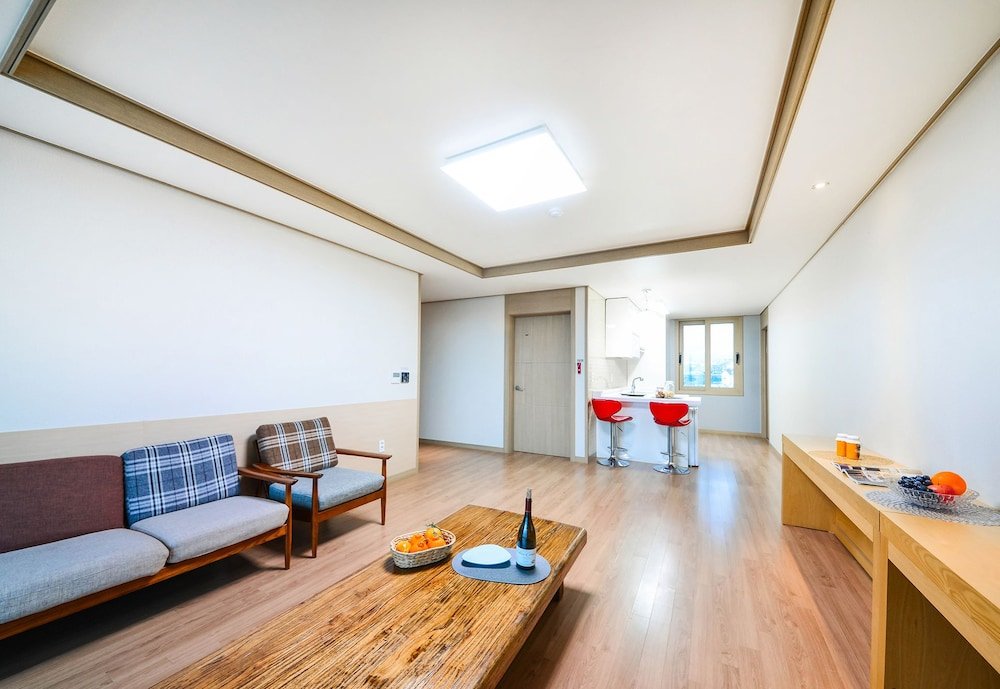 Standard Familie Zimmer 2 Schlafzimmer mit Balkon und am Strand Jeju Resort