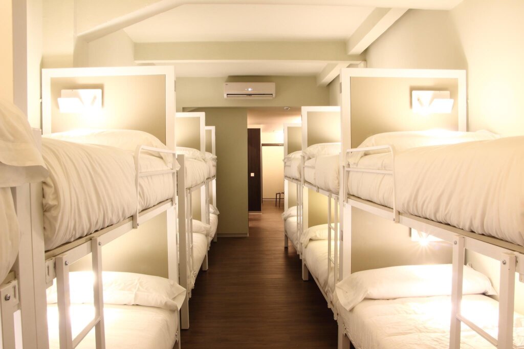 Кровать в общем номере Poshtel Bilbao - Premium Hostel