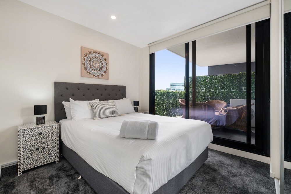 Апартаменты Superior с 2 комнатами с балконом Melbourne City Apartments - Teri