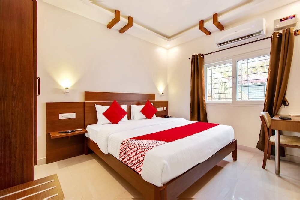 Habitación doble De lujo con balcón Hotel Resida Elite Service Apartments Near Manipal hospital