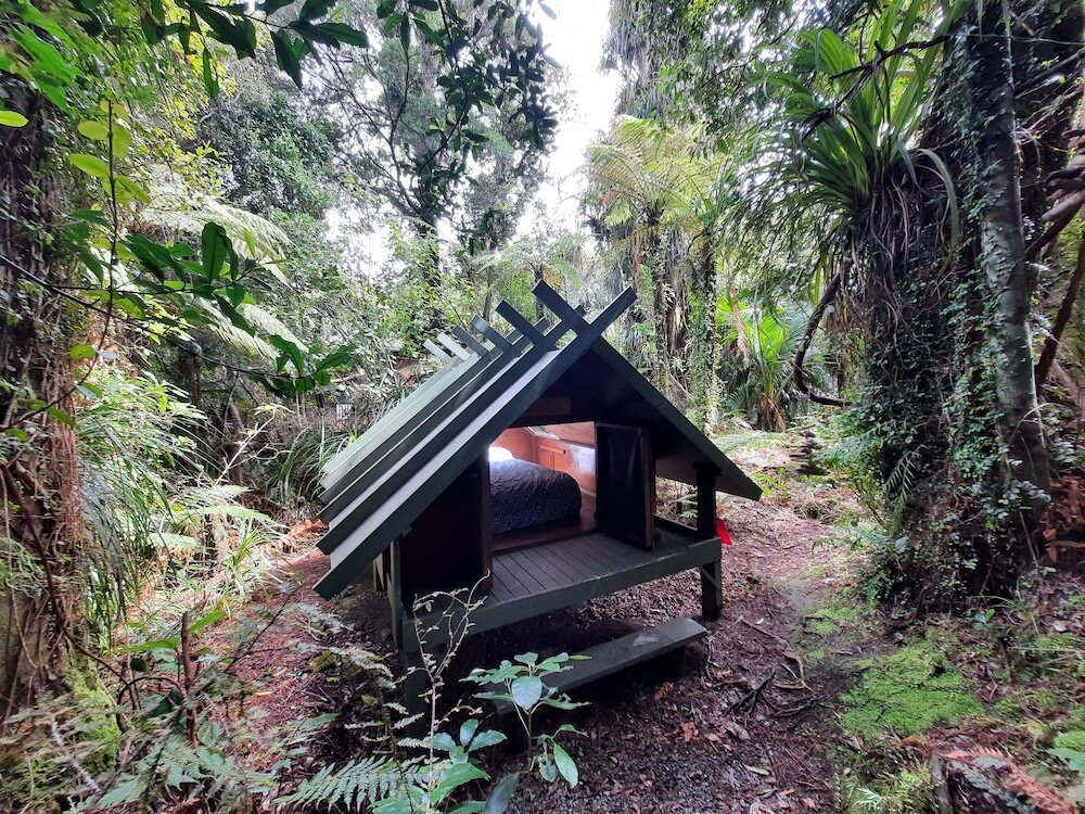 Tenda con vista sul giardino Te Nikau Retreat