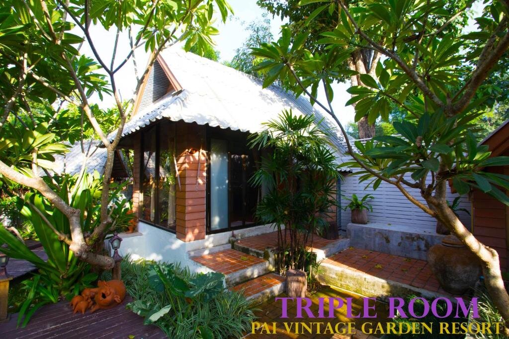 Standard triple chambre Pai Vintage Garden Resort
