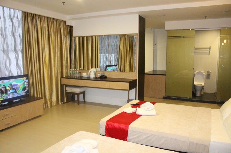 Bett im Wohnheim T Hotel Jalan Tar