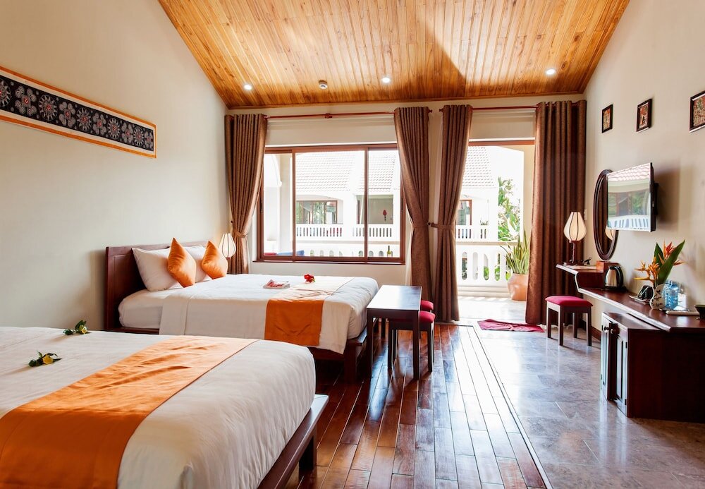 Premium Doppel Zimmer 1 Schlafzimmer mit Balkon Hoi An Village Lodge