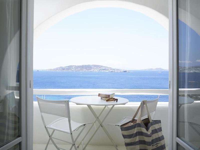 Habitación doble De lujo con balcón y con vista al mar Rocabella Mykonos Hotel