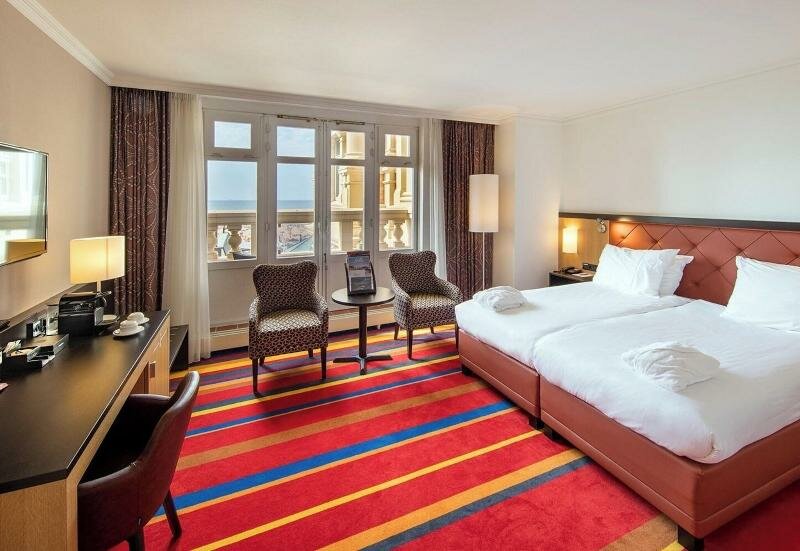 Superior Double room with balcony and with sea view Grand Hotel Amrâth Kurhaus The Hague Scheveningen