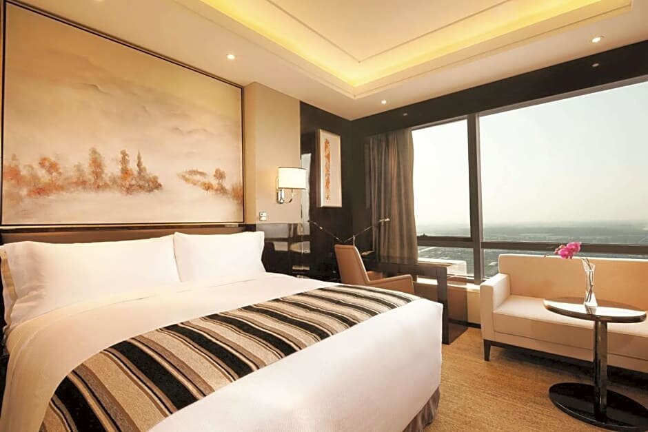 Deluxe Doppel Zimmer mit Seeblick DoubleTree by Hilton hotel Anhui - Suzhou