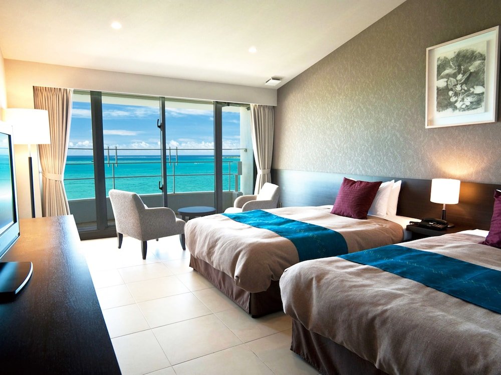 Двухместный номер Standard с балконом и с видом на океан Hotel Hamahigashima Resort