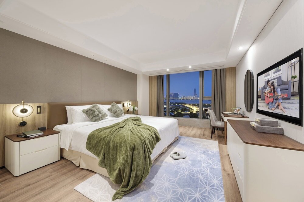 Premier Apartment 3 Zimmer mit Balkon Somerset Suzhou Bay Suzhou