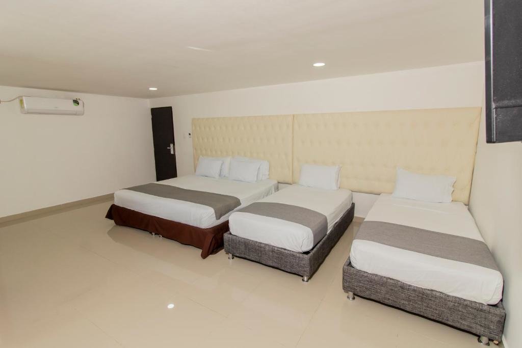 Standard quadruple chambre Hotel Caribe Plaza Barranquilla