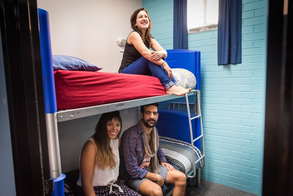 Кровать в общем номере Blue Galah Backpackers Hostel
