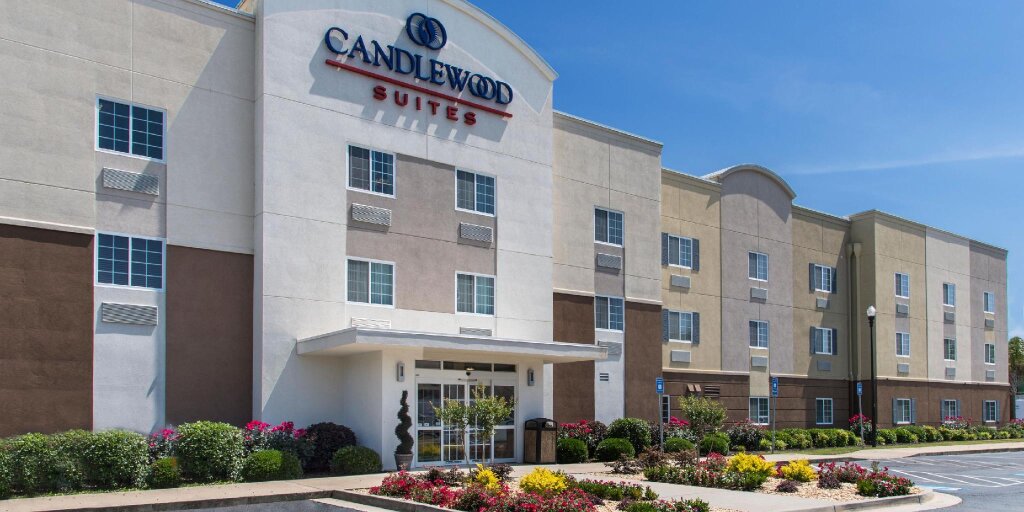 Letto in camerata Candlewood Suites Macon, an IHG Hotel