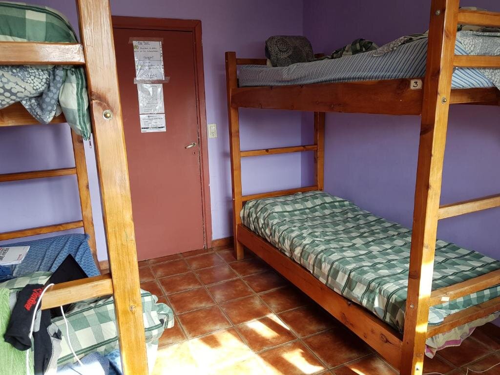 Кровать в общем номере Patagonia Jazz Hostel