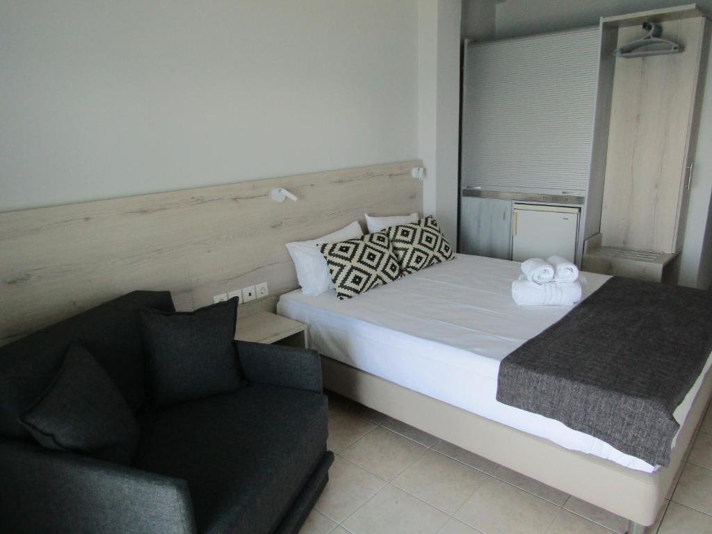 Habitación doble Estándar con balcón y con vista al mar Hotel Zefyros
