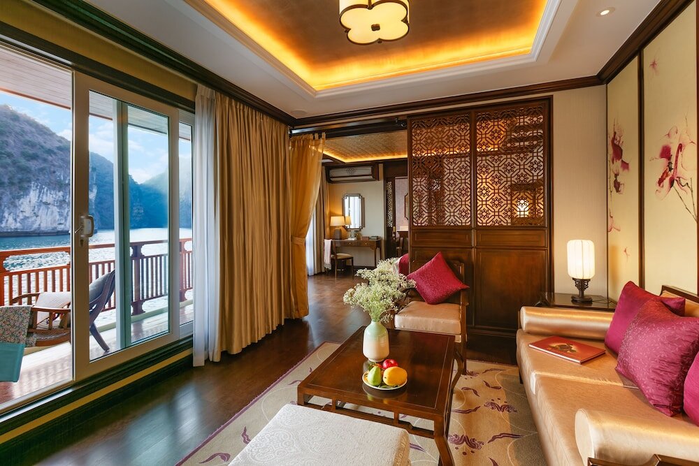 Suite con balcone Heritage Line Ylang Cruise - Ha Long Bay & Lan Ha Bay