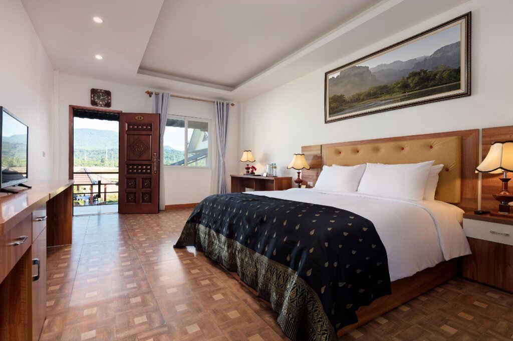 Номер Deluxe с видом на горы Vang Vieng Sunrise View Resort
