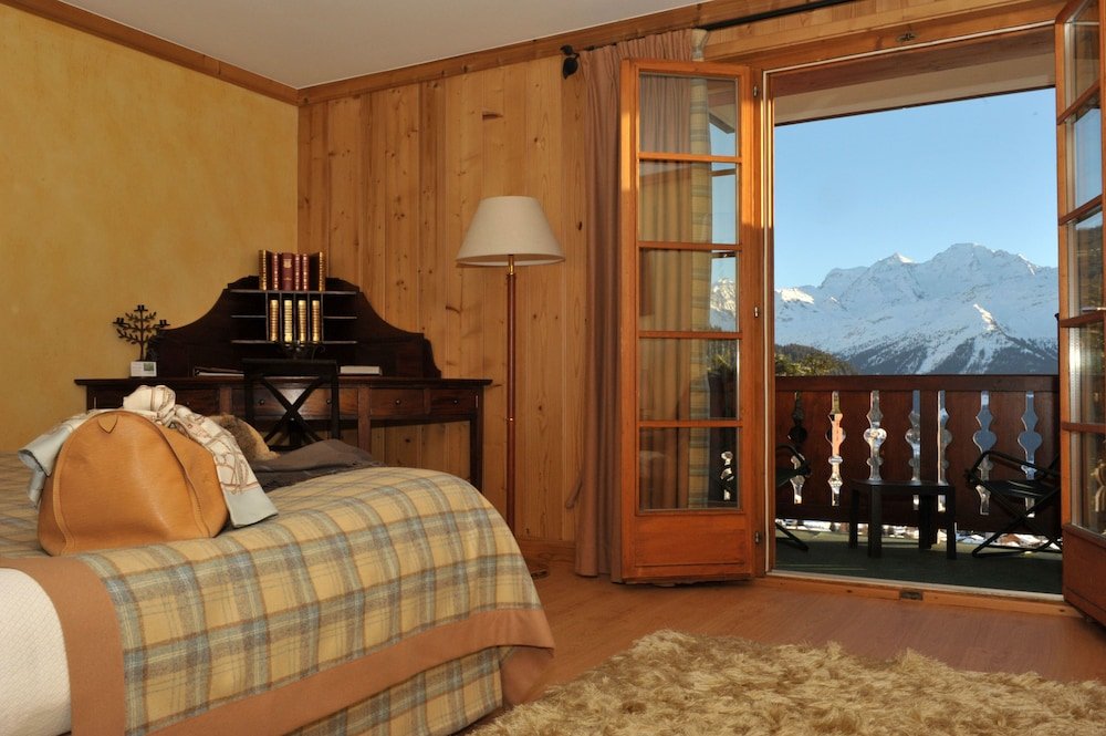 Standard Doppel Zimmer mit Balkon und mit Bergblick Chalet d'Adrien