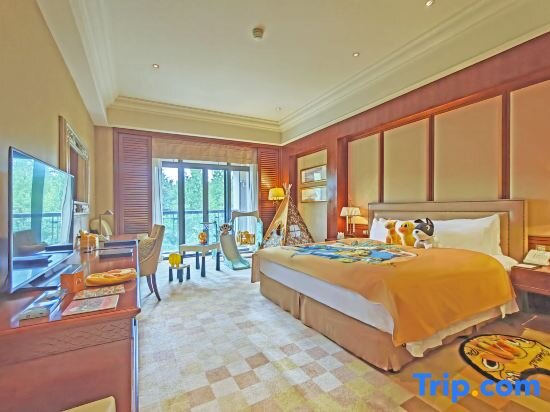 Deluxe Familie Zimmer mit Balkon und mit Blick Dongjiao State Guest Hotel