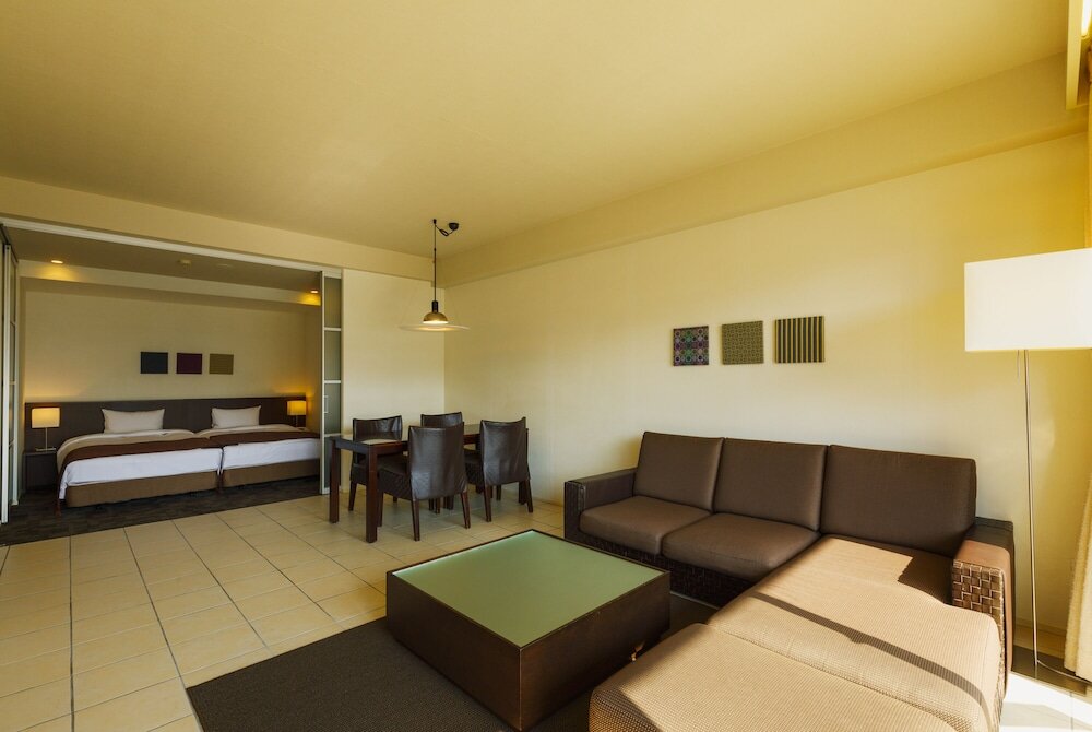 Standard quadruple chambre avec balcon Hakodate Danshaku Club Hotel & Resorts