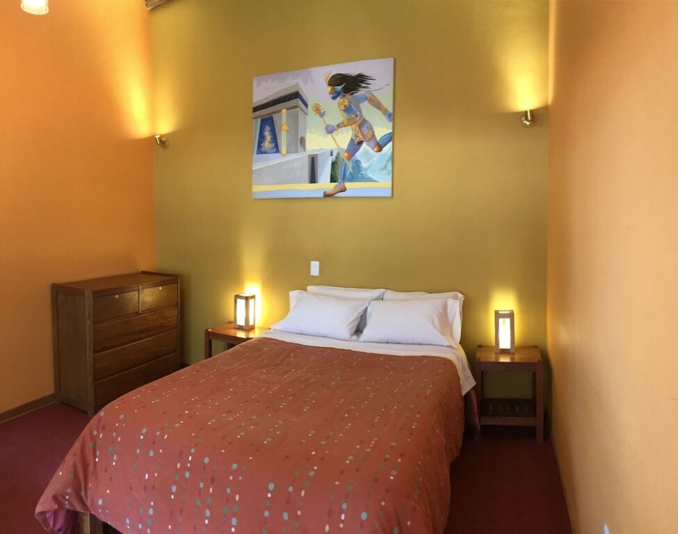 Camera doppia Standard 1 camera da letto con vista sulle montagne Pisac Inca Guest House