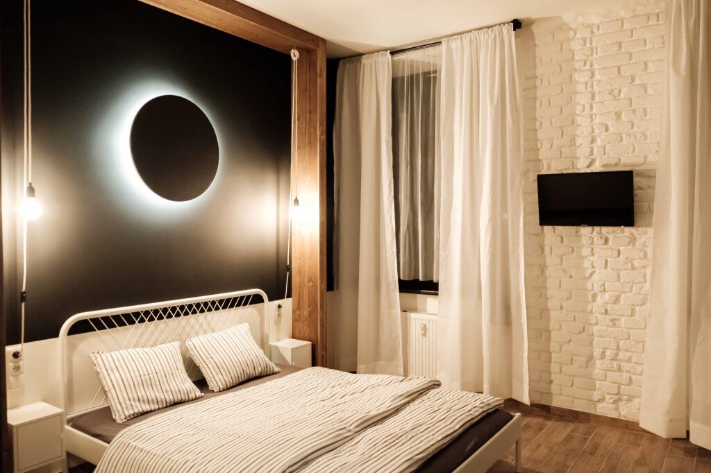 Кровать в общем номере Bohem Prague Hotel
