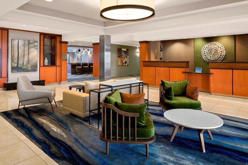 Кровать в общем номере Fairfield Inn & Suites by Marriott Hobbs