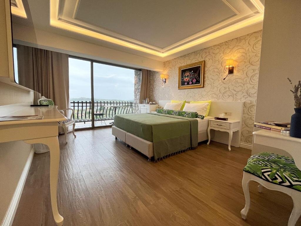 Двухместный номер Standard с балконом и с видом на море Assos Longevity Hotel
