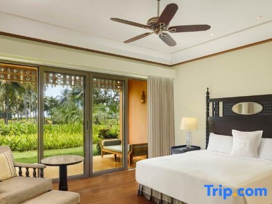 Suite 1 Schlafzimmer mit Blick auf die Bucht Itc Grand Goa, A Luxury Collection Resort & Spa, G