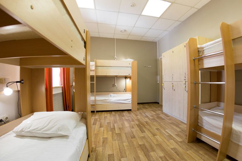 Кровать в общем номере Z Hostel