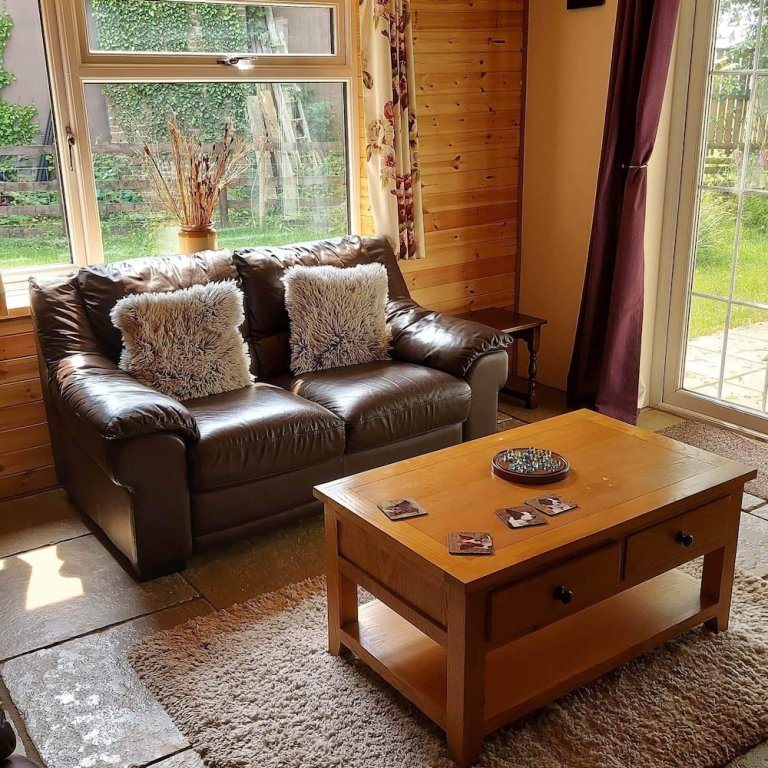 Hütte Beautiful 1-bed Lodge in Clifford, Hereford