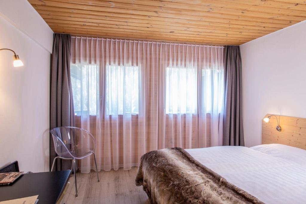 Habitación doble Estándar Hôtel Alpina - Swiss Ski & Bike Lodge Grimentz