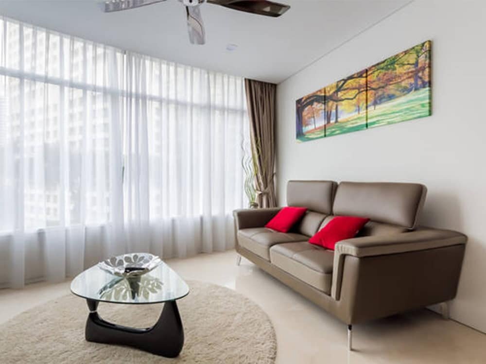 Семейные апартаменты с 2 комнатами с видом на парк Vortex Suites KLCC by Guesthouse Kuala Lumpur