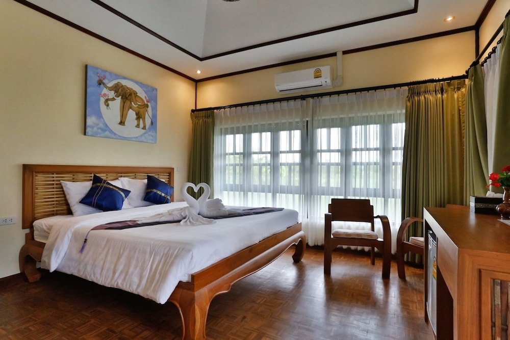 Deluxe Doppel Zimmer mit Flussblick ChangKaew Resort ChiangMai