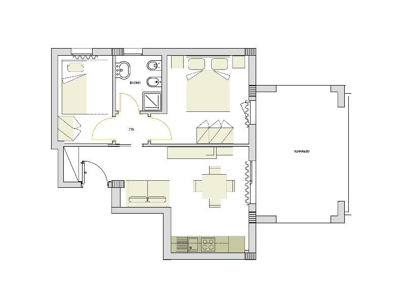 2 Bedrooms Apartment with balcony Alma di Alghero Apartments