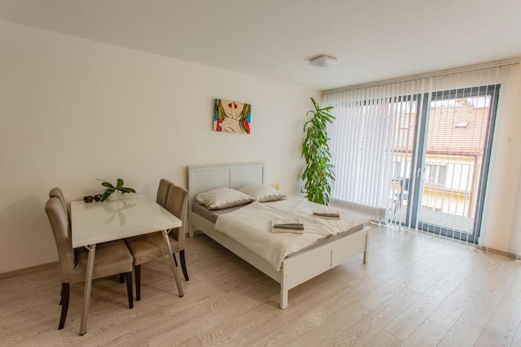 Апартаменты Spacious Terrace Apartment with free private parking