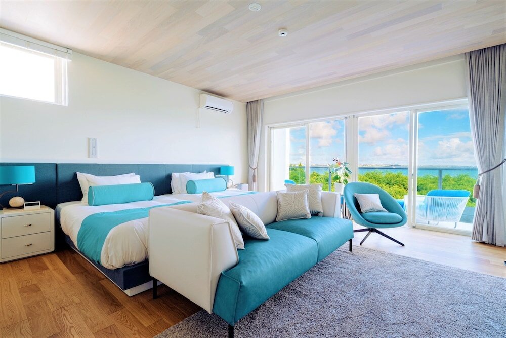 Люкс с видом на океан Blue Ocean Hotel&Resort MIYAKOJIMA