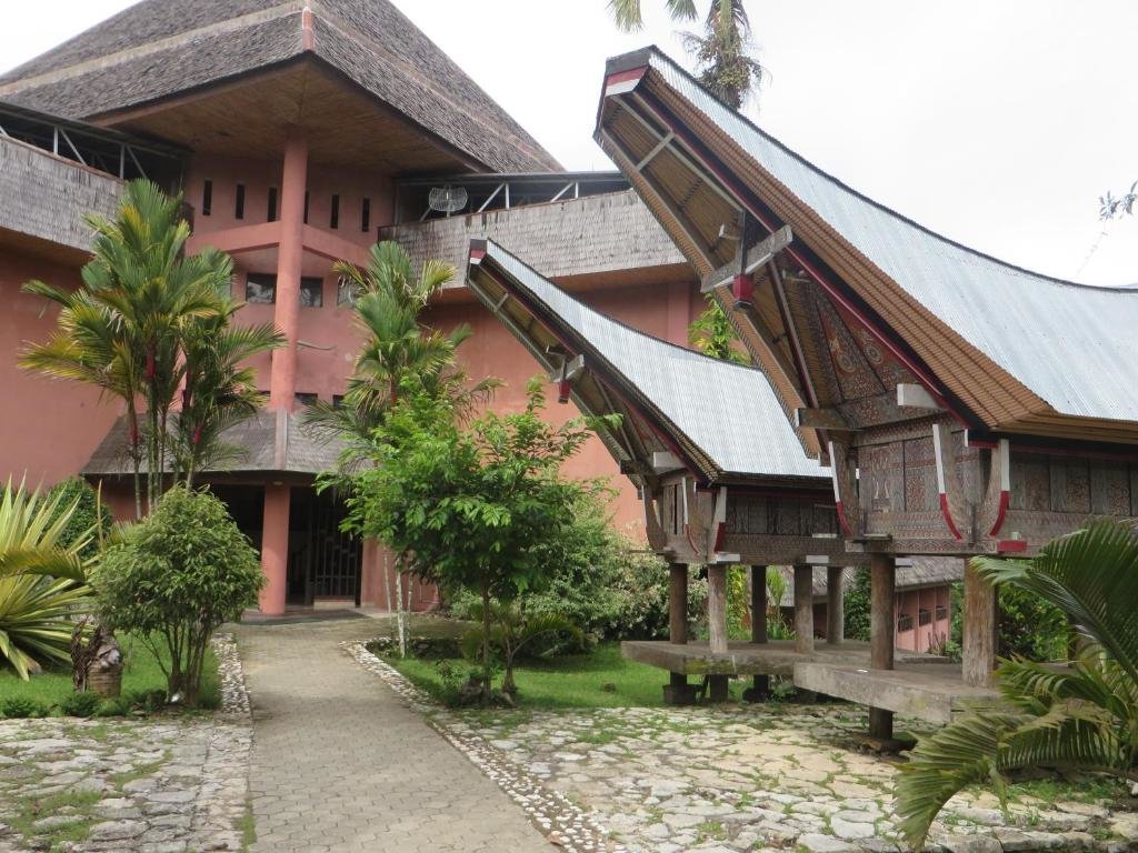 Standard Doppel Zimmer mit Balkon und mit Blick Toraja Heritage Hotel