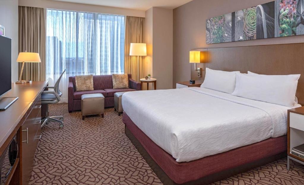 Двухместный гостевой номер с диваном-кроватью Deluxe Hilton Garden Inn Downtown Dallas