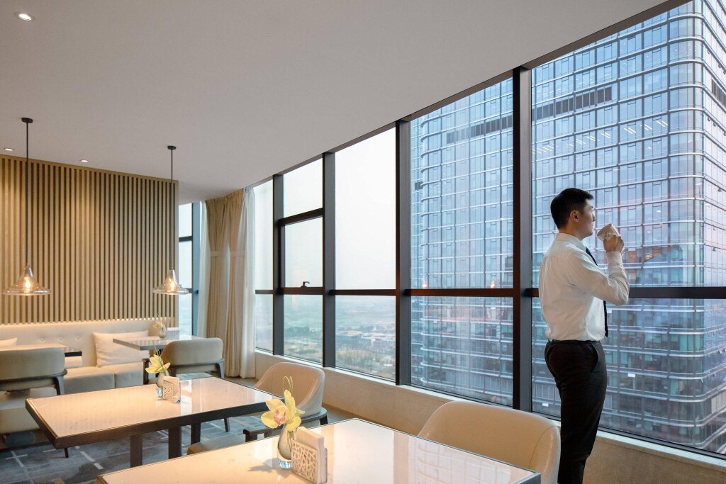 Двухместный клубный люкс Executive Chengdu Marriott Hotel Financial Centre