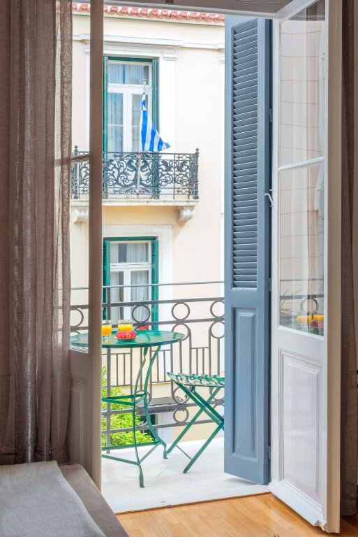 Апартаменты c 1 комнатой с балконом и с видом на город Athens Residence Apartments