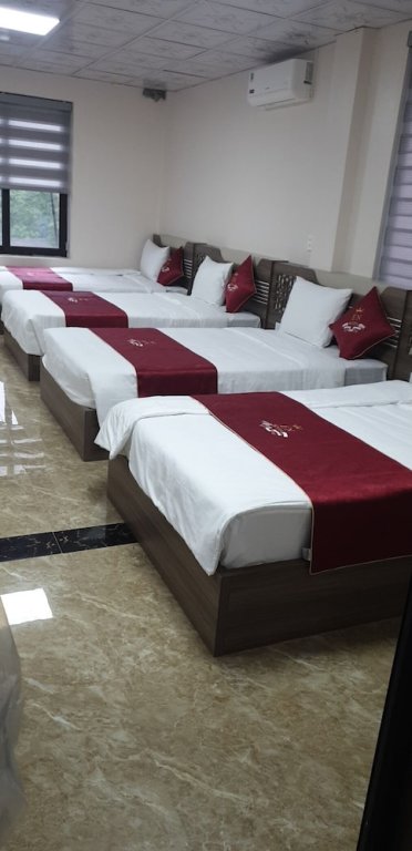 Кровать в общем номере En Hotel Sapa