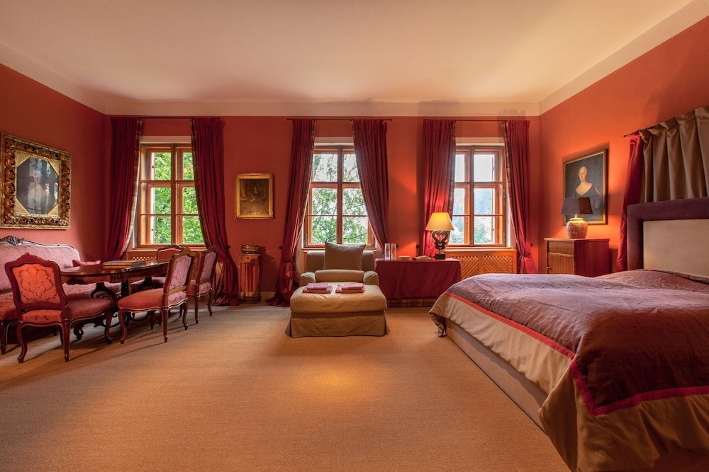 Luxe suite avec balcon et Vue montagne Schloss Friedberg