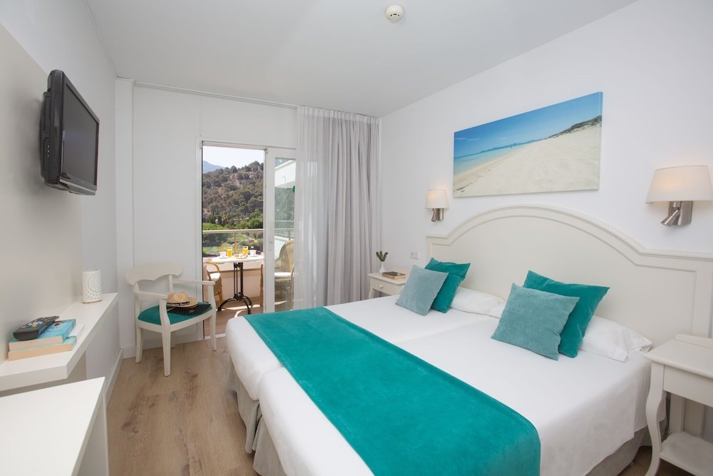 Standard Einzel Zimmer mit Balkon und mit Bergblick Hotel Marina