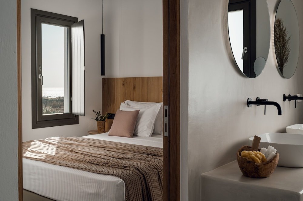 Семейный люкс c 1 комнатой с частичным видом на море Sundunes Hotel Naxos