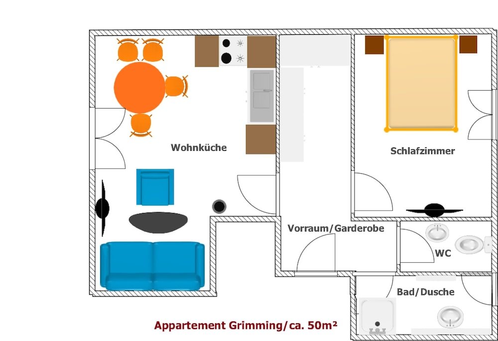 Семейный номер Standard Appartements-Restaurant Schwaiger