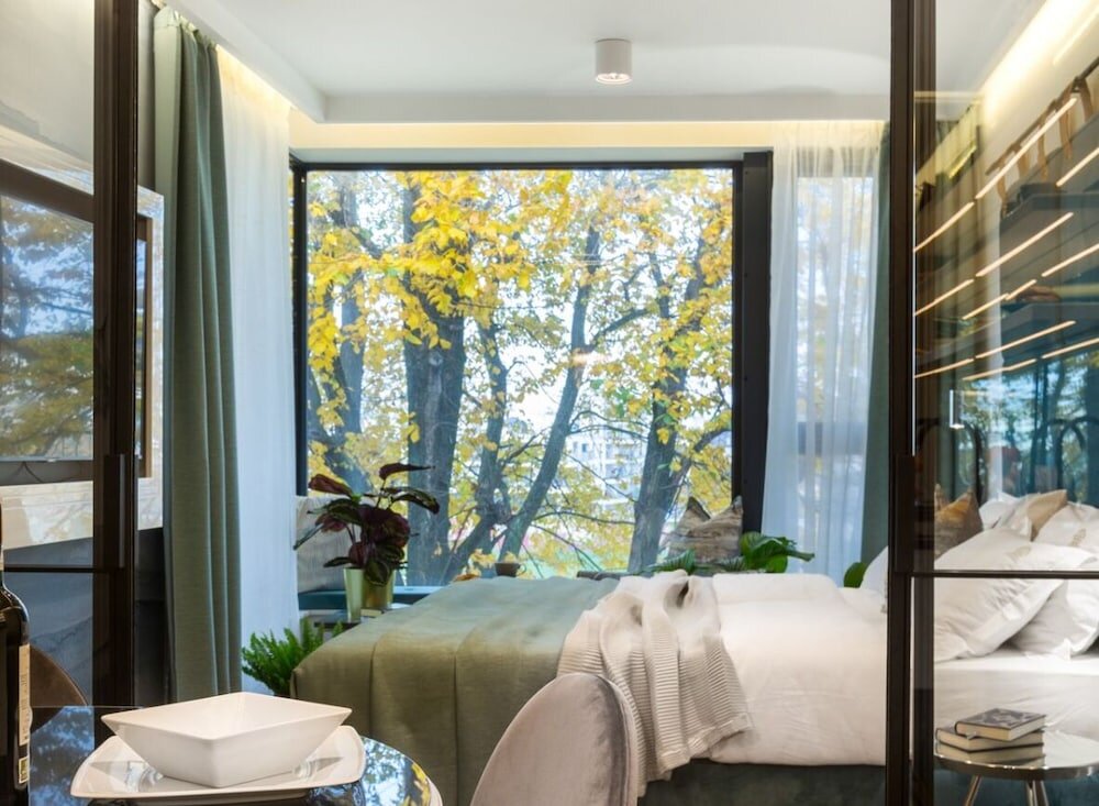 Premium Apartment 3 Zimmer mit Balkon und mit Flussblick Fragola Apartments Vistula View